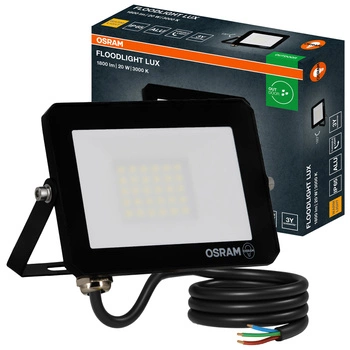 LED-Strahler Halogen-Außenstrahler 20W 3000K 1800lm IP65 FLOODLIGHT LUX OSRAM