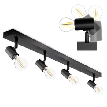 SPOT TUBA Deckenleuchte Reflektor Halogen Leuchte 4x E27 GLASA LUMILED