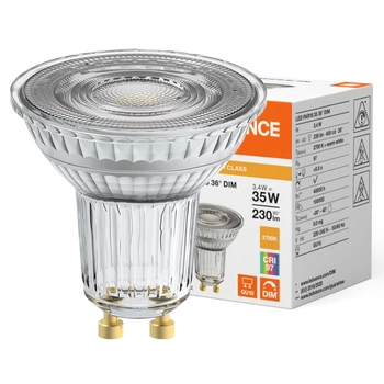 LED Lampen PAR16 GU10 3.4W = 35W 230lm 2700K Warmweiß 36° DIMMABLE LEDVANCE