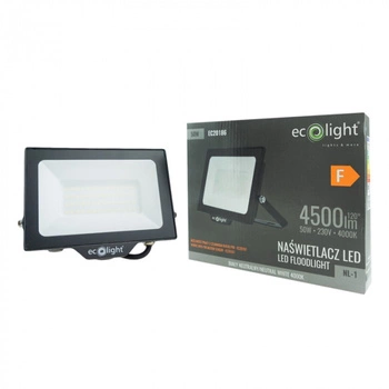 LED-Flutlicht Reflektor 50W 4500lm 4000K Neutral IP65 NL-1 Ecolight