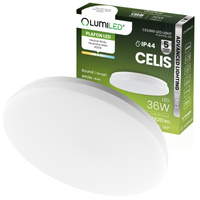 LED Decke Plafond Aufputz 36W 4000K CELIS Rund IP44 ALS LUMILED
