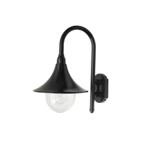 Garten-LED-Wandleuchte KONSTANZ E27 IP44 Schwarz RABALUX