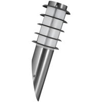 Gartenwandleuchte LED E27 SERENA Satin Fassadenleuchte - GOLDLUX (Polux) 40cm