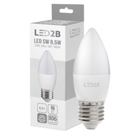 LED-Lampe E27 Ball 9W 806lm 4000K Neutral 180° LED2B Kobi