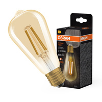 Dekorative LED-Lampe ST64 Edison E27 7.2W = 60W 806lm 2400K Warm 300° Dimmbar Vintage 1906 Osram