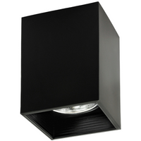 Quadratische Aufputz-Deckenleuchte JUPITER K11 DOWNLIGHT E27 Schwarz