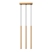 PASTELO 3L Hängende Deckenleuchte 3xG9 Gold Modern SOLLUX