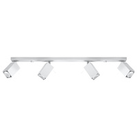 MERIDA Deckenleuchte 4xGU10 Reflektor Halogen Leuchte Moving 80cm Weiß SOLLUX