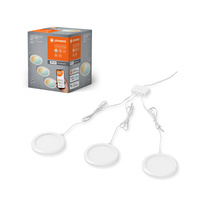 3x Unterbauleuchte Smart Luminaire 6.5W 210lm CCT 83mm Dimmbar Weiß SMART+ WiFi Unterbauleuchte Rund Ledvance