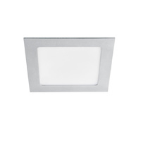 LED-Deckeneinbauleuchte KATRO DOWNLIGHT 12W 4000K 660lm IP44 Square Silber KANLUX