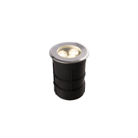 PICCO LED Bodenmontage-Gartenlampe L 9104 IP67 3W 3000K Silber Nowodvorski