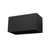 Wandleuchte QUAD MAXI 2xG9 Up-Down Rectangular Minimalist Schwarz SOLLUX
