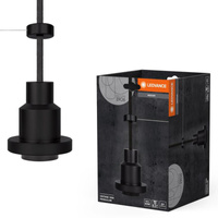 Pendelleuchte mit E27-Lampenfassung 20cm Aluminium Schwarz Vintage-Pendel von LEDVANCE