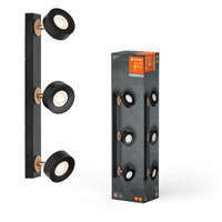 LED-Spot-Deckenleuchte 3-Punkt-Dekor-Reflektor 14,4 W Schwarz LEDVANCE