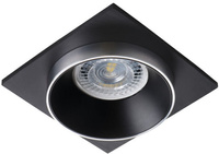 Quadratische Halogen-Deckenleuchte SIMEN DSL GU10 Silber und Schwarz Kanlux 5905339291325