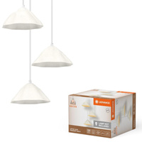 Dekorative Decke Pendelleuchte E14 Weiß Dekor Ledvance