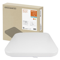 LED-Paneel Deckenleuchte 24W 2000lm 3000K - 4000K - 5000K CCT Anbaumontage Weiß 33x33cm Oberfläche Ledvance