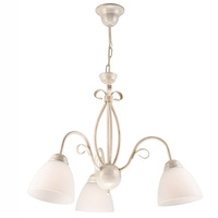 ADELLE Decke Pendelleuchte 5xE27 Weiß Klassisch LM-5.6 Lamkur