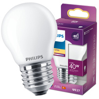 LED-Lampe E27 P45 4.3W = 40W 470lm 2700K Warm PHILIPS