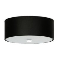 LED SKALA Deckeneinbauleuchte 3xE27 Rundleuchte 30cm Schwarz SOLLUX