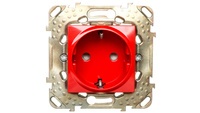 Unica Plus Einzelsteckdose SCHUKO rot MGU50.037.03Z