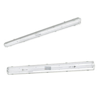 Hermetische LED-Leuchte G13 IP65 Grau Hermic Kobi