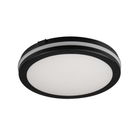 Plafond LED-Deckenleuchte BENO ECO 30W CCT IP65 Schwarz Rund KANLUX