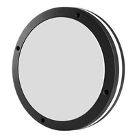 Gartenlampe Außenwandlampe 2x E27 270° Schwarz IP44 Rund Paula Masterled