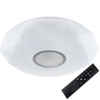 LED-Badezimmer Deckenleuchte 24W 3000-6500K Weiß Rund Diamant 39cm + Fernbedienung