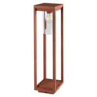 Außengartenlampe VIMO E27 IP44 80cm brauner Mast Kanlux