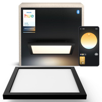 Panel LED Deckenanbauleuchte 30x30 cm 19W 1940lm IP20 Weiß Ambiente TW Schwarz Smart SMART Zigbee Bluetooth Aurelle Philips HUE