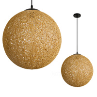 Bambus E27 Boho Rovno Dekorative Hängelampe Kobi