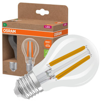 2x LED-Glühbirne A60 E27 3.8W = 60W 806lm 4000K Neutral 320° Filament CLASSIC ENERGY EFFICIENCY Osram