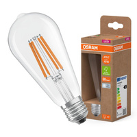 LED-Lampe ST64 E27 2.2W = 40W 470lm 4000K Neutral 330° Glühfaden CLASSIC ENERGY EFFICIENCY Osram