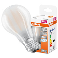 LED Leuchtmittel E27 A60 4W = 40W 470lm 6500K Kalt 300° OSRAM STAR Filament