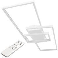 LED-Kronleuchter-Deckenleuchte 90W CCT GALAXIS VELA Weiß + Fernbedienung