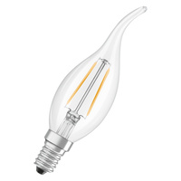 LED-Lampe B35 E14 Kerze 1.8W = 25W 250lm 2700K Warm 300° Glühfaden STAR CLASSIC Osram