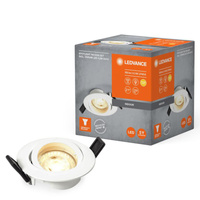 Einbauleuchte GU10 4,3W 345lm 230V 2700K Warm Ra ≥ 90 Weiß LED SPOT LEDVANCE