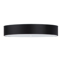 Deckenleuchte LED SKALA 6xE27 Runde Leuchte 80cm Schwarz SOLLUX