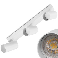 Deckenleuchte mit 1x GU10-Sockeln, Einbaustrahler HALOGEN schräg TABULA SPOT TUBA LUMILED