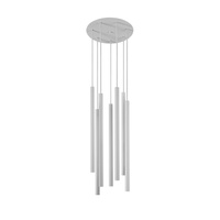 LASER Deckenleuchte 8918 Nowodvorski Weiß 7xG9 Pendelleuchte Stahl ?30 cm Minimalistisch