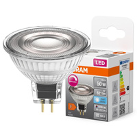 LED Leuchtmittel GU5.3 MR16 8W = 50W 621lm 4000K Neutral 36° CRI90 12V OSRAM SUPERSTAR Dimmbar