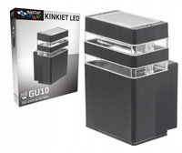 Fassade Wandleuchte INEZ Dunkelgrau GU10 ALUMINIUM IP54