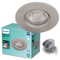 LED DIVE 5W 2700K 350lm IP65 Rund Satin Dimmbar Halogen Leuchte PHILIPS