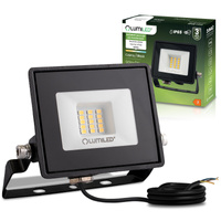 LED-Flutlicht ZUNA2 10W 900lm 4000K IP65 Schwarz LUMILED