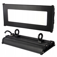 Industrielle lineare LED-Hochregallampe 50W 5500lm 5000 Cold 110° Schwarz IP65 Masterled