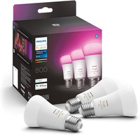3PAK LED-Glühbirne E27 A60 6,5W CCT RGB PHILIPS HUE Weiß & COLOR Ambiente Bluetooth Zigbee