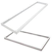 Aufputzrahmen 45mm für LED Panel 30x120cm Klik Weiß Kobi
