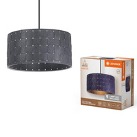 Dekorative Decke Pendelleuchte E27 Überhang Grau Dekor Ledvance