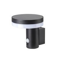 Solar-LED-Gartenwandleuchte 5,5W 4000K Schwarz Elevation Lamp SOLARIS 3 Kobi